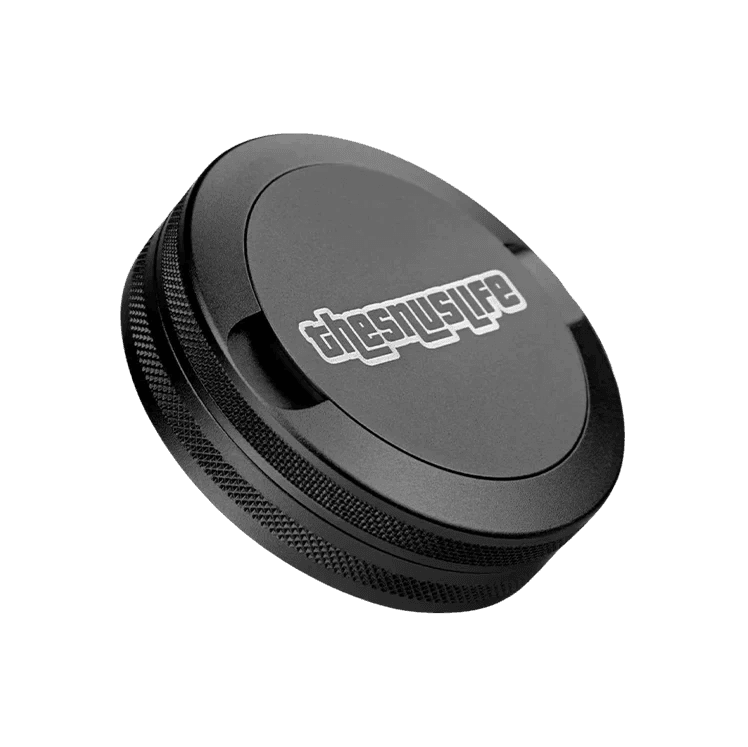 Aluminium Can Black Knurled