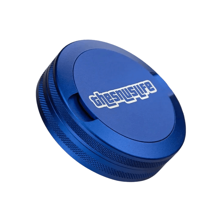 Aluminium Can Blue Knurled