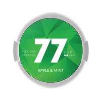 77 Apple Mint Light nicotine pouch by 77 snus