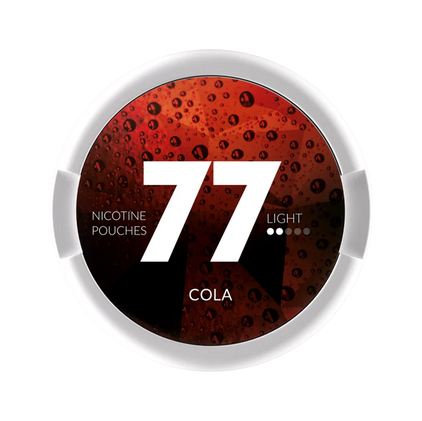 77 Cola Light nicotine pouch by 77 snus