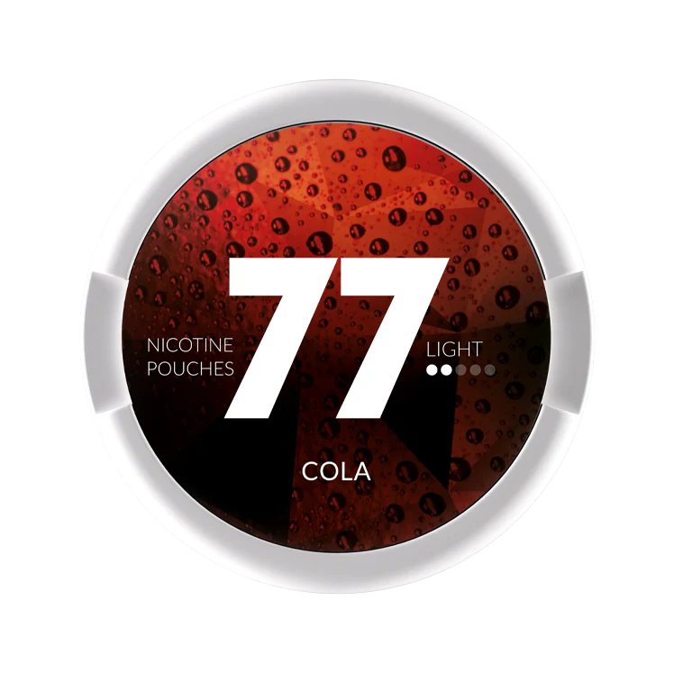 77 Cola Light nicotine pouch by 77 snus