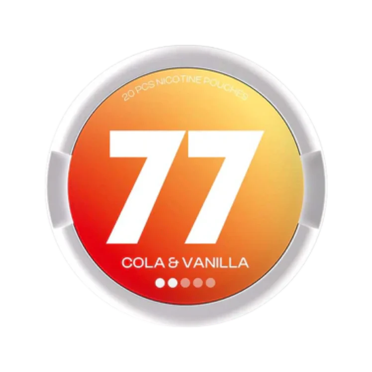 77 Cola Vanilla nicotine pouch by 77 snus