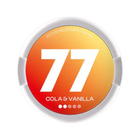 77 Cola Vanilla nicotine pouch by 77 snus