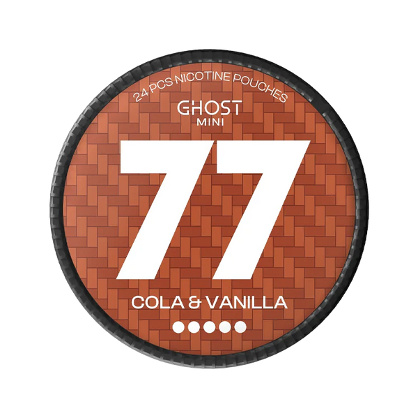 77 Ghost Mini Cola & Vanilla nicotine pouch by 77 snus