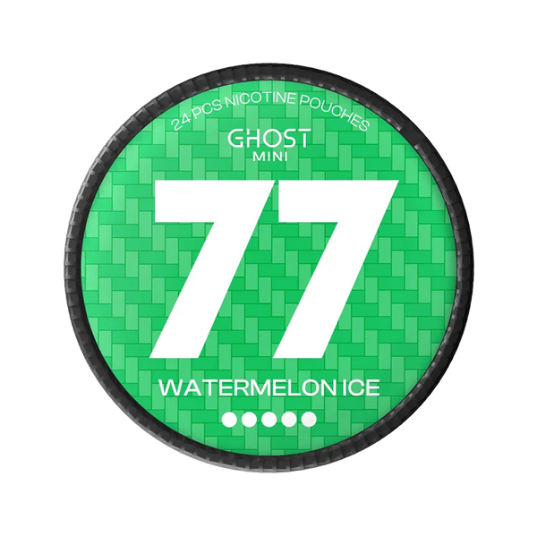 77 Ghost Mini Watermelon Ice nicotine pouch by 77 snus