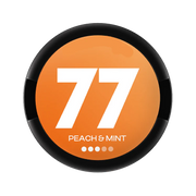 77 Peach & Mint nicotine pouch by 77 snus