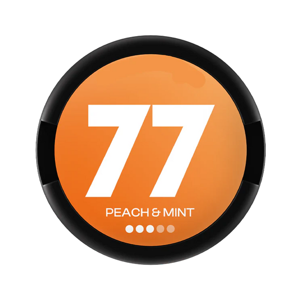 77 Peach & Mint nicotine pouch by 77 snus