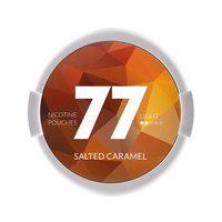 77 Salted Caramel Light nicotine pouch by 77 snus