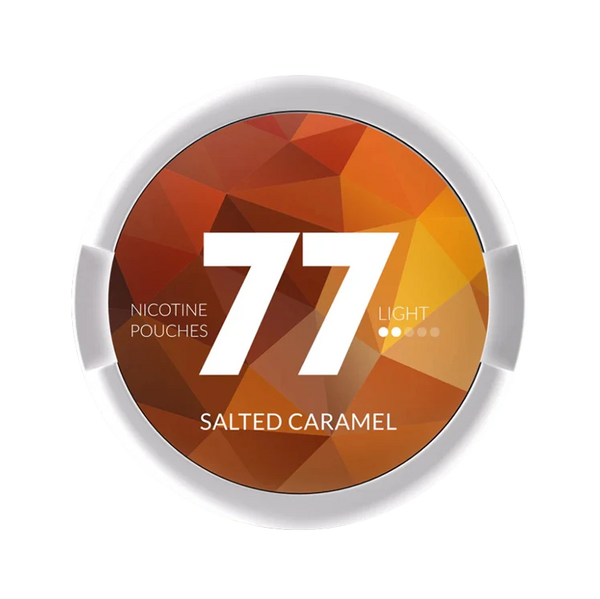 77 Salted Caramel Light nicotine pouch by 77 snus