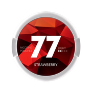 77 Strawberry Light nicotine pouch by 77 snus