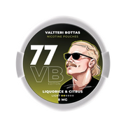 77 Valtteri Bottas Edition Liquorice Citrus Lt nicotine pouch by 77 snus