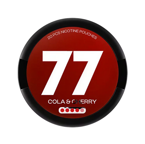 77 Cola & Cherry nicotine pouch by 77 snus