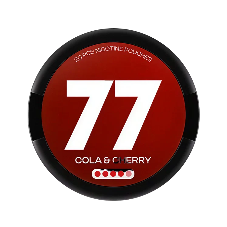 77 Cola & Cherry nicotine pouch by 77 snus
