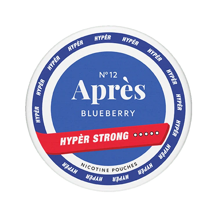 Blueberry Hyper Strong nicotine pouch by Apres snus