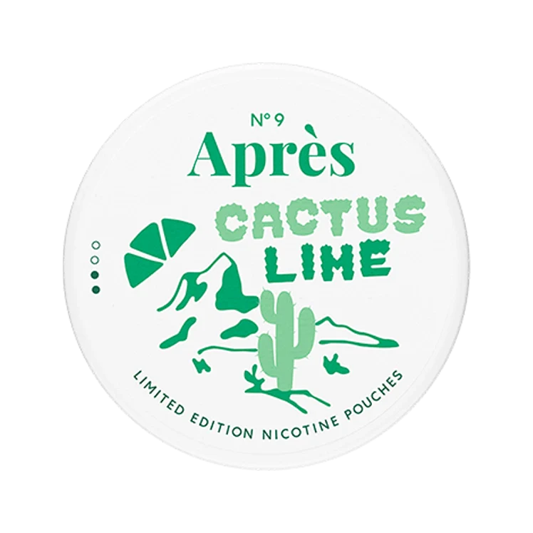 Cactus Lime nicotine pouch by Apres snus