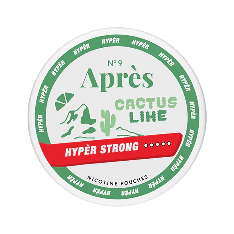 Cactus Lime Hyper Strong nicotine pouch by Apres snus