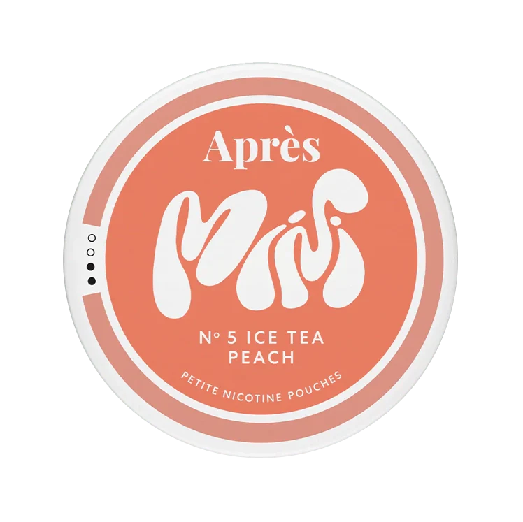 Peach Tea Mini nicotine pouch by Apres snus