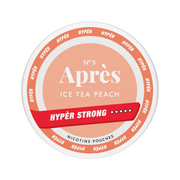 Ice Tea Peach Hyper Strong nicotine pouch by Apres snus