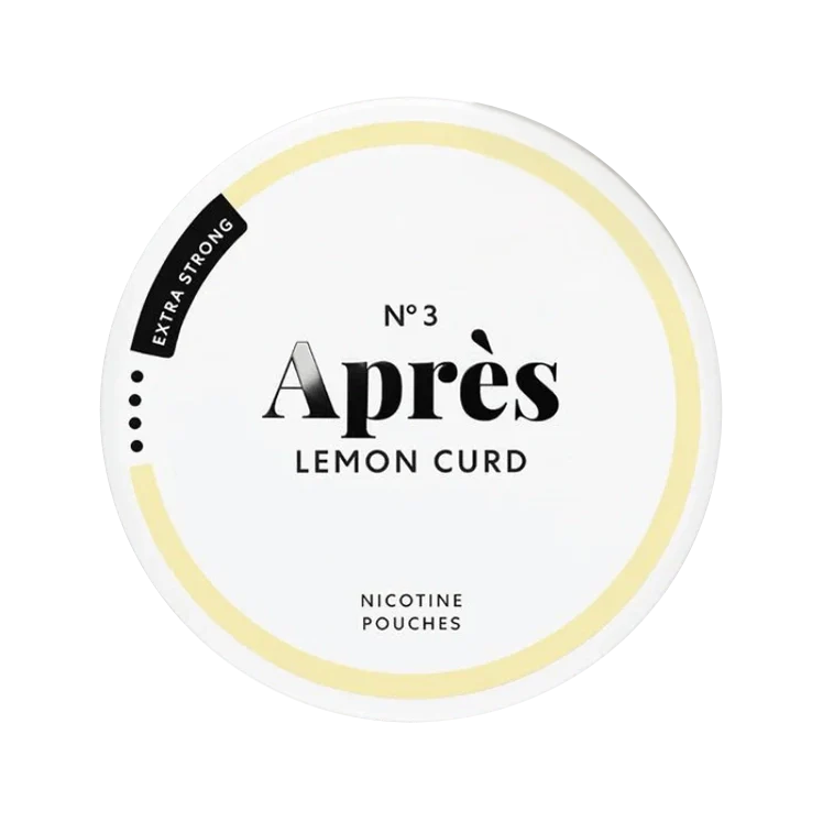 Lemon Curd Extra Strong nicotine pouch by Apres snus