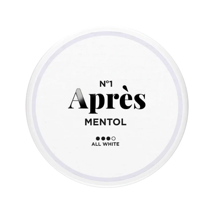 Menthol nicotine pouch by Apres snus
