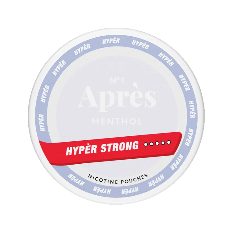 Menthol Hyper Strong nicotine pouch by Apres snus
