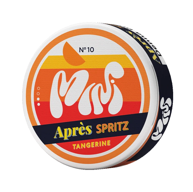 Tangerine Spritz Mini nicotine pouch by Apres snus
