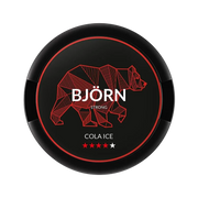 Cola Ice X Strong nicotine pouch by Bjorn snus