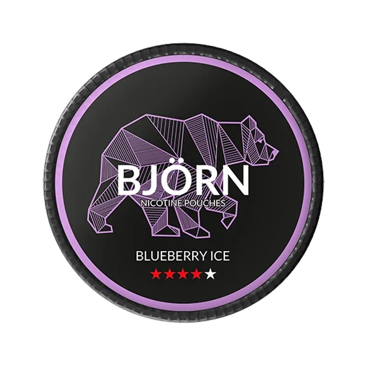 Blueberry Ice nicotine pouch by Bjorn snus