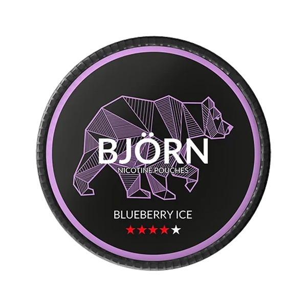 Blueberry Ice nicotine pouch by Bjorn snus