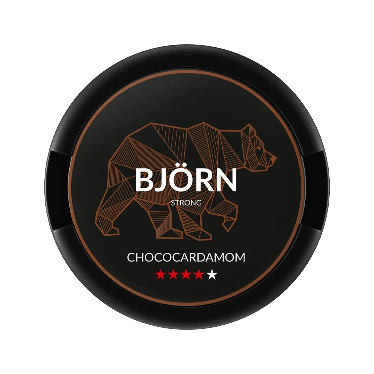 Chococardamom nicotine pouch by Bjorn snus