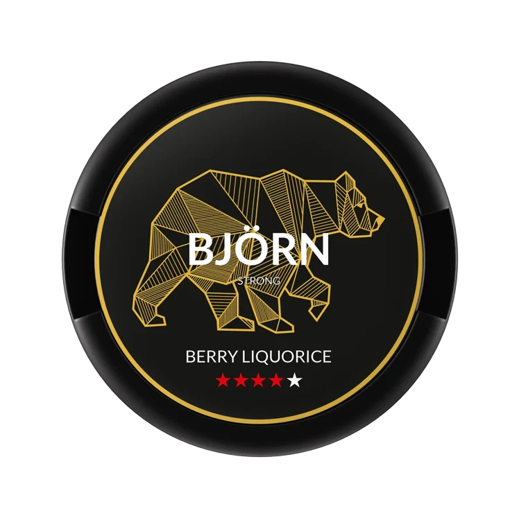 Liquorice & Berry nicotine pouch by Bjorn snus