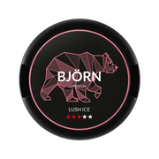 Lush Ice nicotine pouch by Bjorn snus