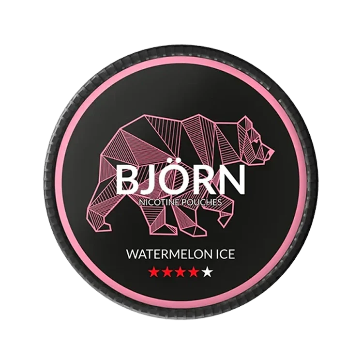 Watermelon Ice nicotine pouch by Bjorn snus