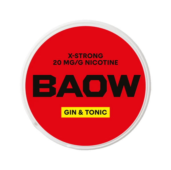 Gin and Tonic nicotine pouch by Baow snus