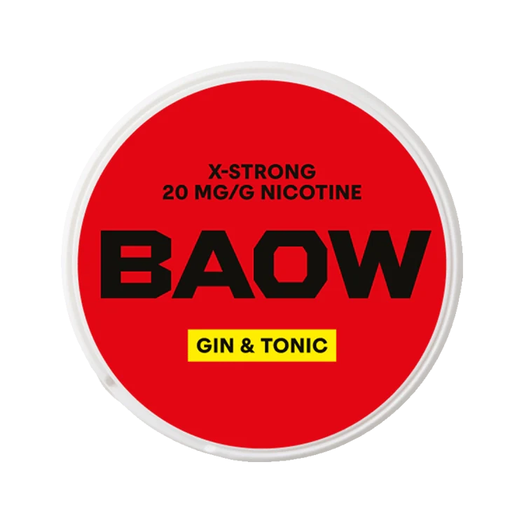 Gin and Tonic nicotine pouch by Baow snus
