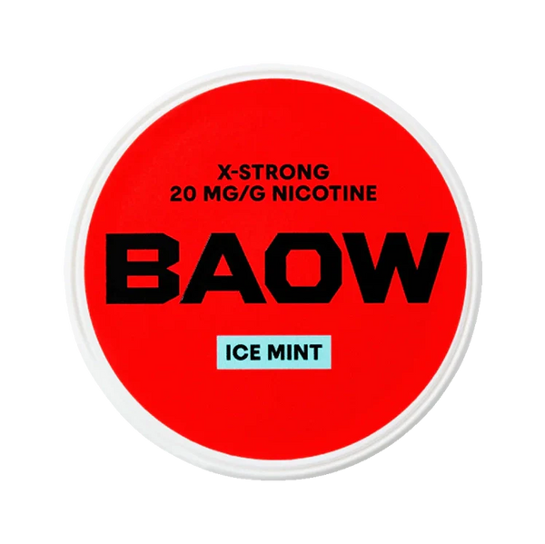 Ice Mint nicotine pouch by Baow snus