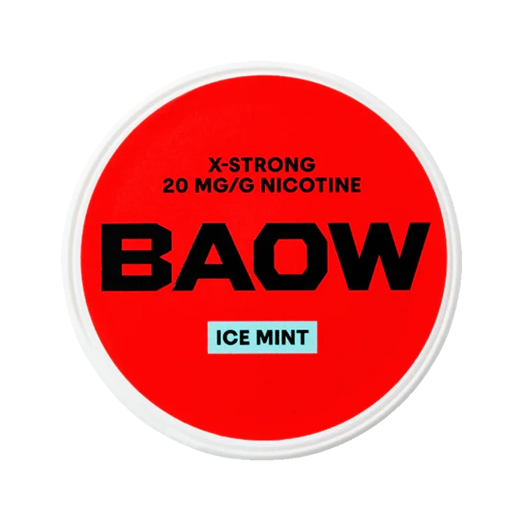 Ice Mint nicotine pouch by Baow snus