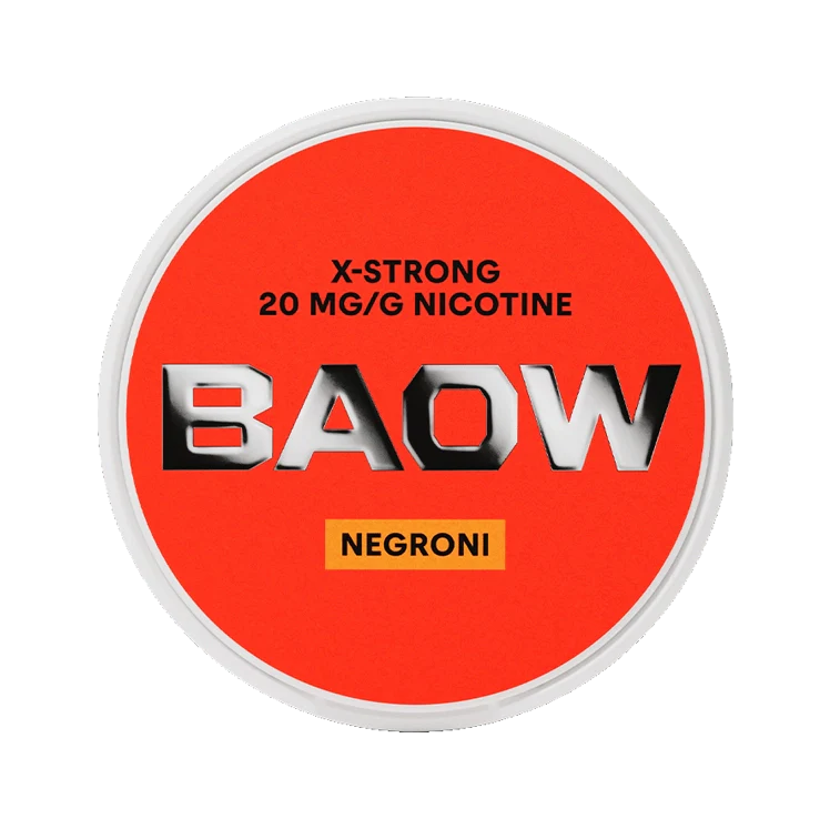 Negroni nicotine pouch by Baow snus