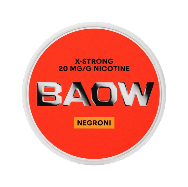 Negroni nicotine pouch by Baow snus