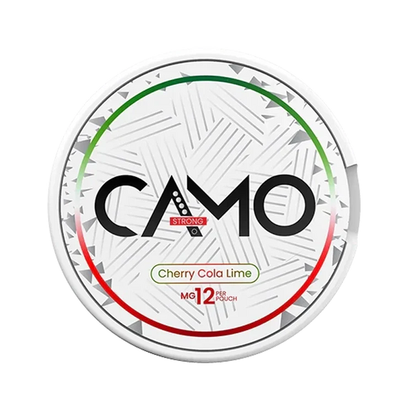 Cherry Cola Lime nicotine pouch by Camo snus