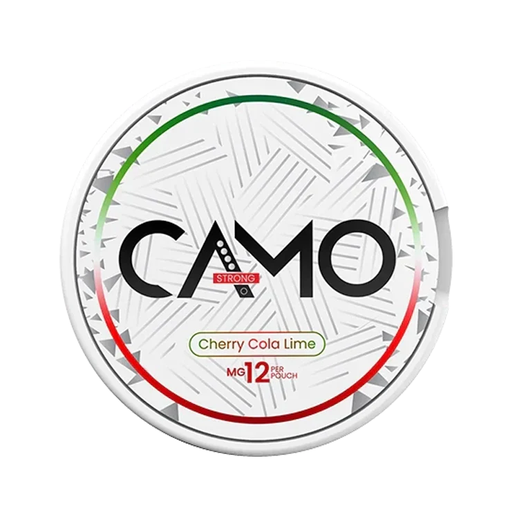 Cherry Cola Lime nicotine pouch by Camo snus