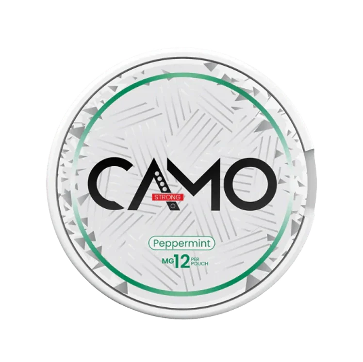 Peppermint nicotine pouch by Camo snus
