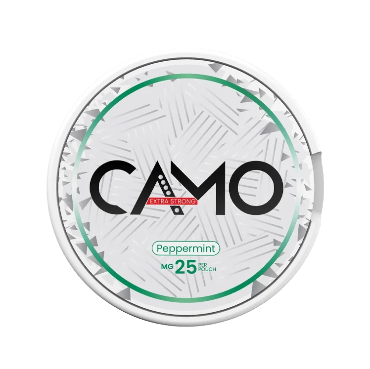 Peppermint nicotine pouch by Camo snus