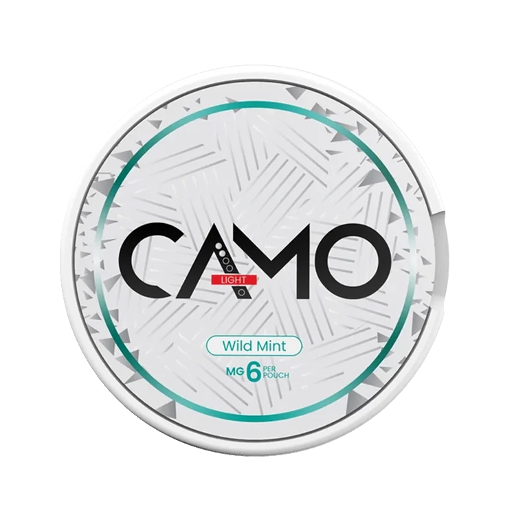 Peppermint nicotine pouch by Camo snus