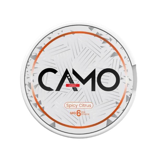 Spicy Citrus nicotine pouch by Camo snus