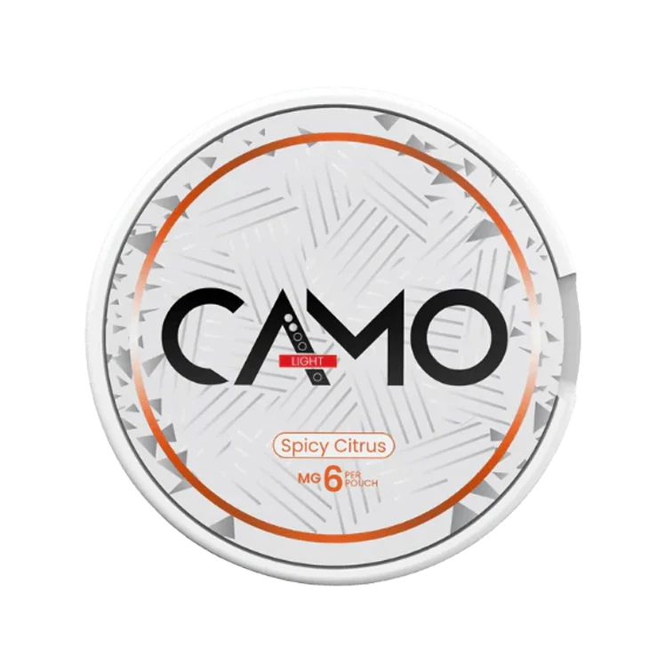 Spicy Citrus nicotine pouch by Camo snus