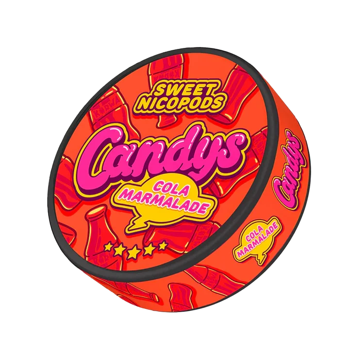 Cola Marmalade nicotine pouch by Candys snus