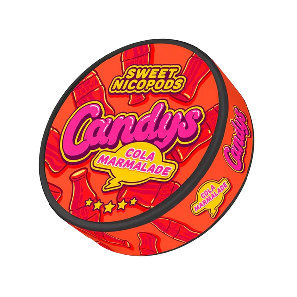 Cola Marmalade nicotine pouch by Candys snus