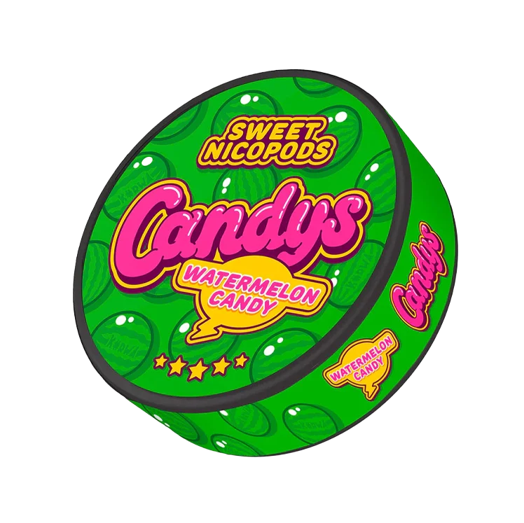 Watermelon Candy nicotine pouch by Candys snus