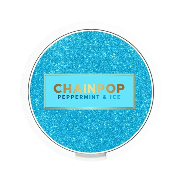 Peppermint & Ice nicotine pouch by Chainpop snus